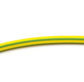 Grün-gelbe Isolierschläuche und Tüllen